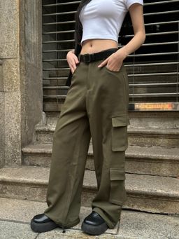 Off Duty India - Off Grid Motion Cargo Pant - Army Green