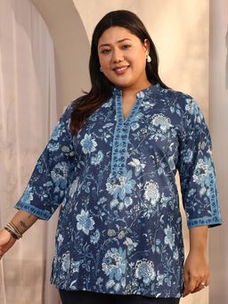 Extra love by Libas - Cotton Blend Three Fourth Sleeves Kurti