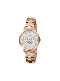Strand by Obaku - Moon Mini Fuschsia Moonphase Multifunction Womens Watch - S728LMVISV