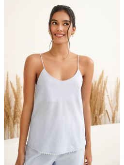 Muvazo - Moonlit Reverie Blue Cami Top