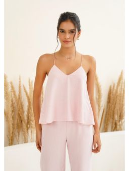 Muvazo - Noelle Stripe Pink Tank Top