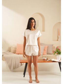 Muvazo - Orove Satin Beige Top