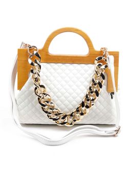 Odette - Pure White Luxury Clutch Bag