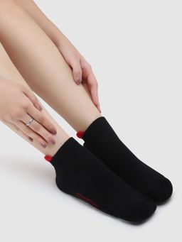 NEXT2SKIN - Women Terry Cotton Stripes Ankle Socks (Pack of 6)