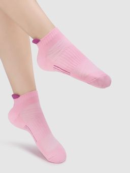 NEXT2SKIN - Women Terry Cotton Stripes Ankle Socks (Pack of 3)