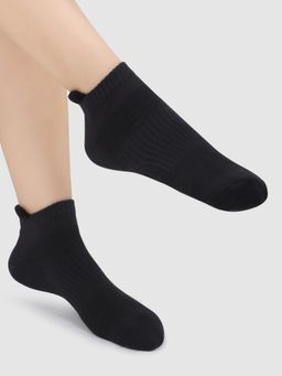 NEXT2SKIN - Women Terry Cotton Stripes Ankle Socks (Pack of 3)