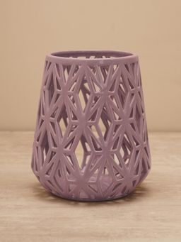Pure Home + Living - Purple Intertwist Ceramic Vase