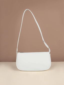 The House Of Ganges - Daily Sling Vegan Leather Shoulder Bag Milky (M)
