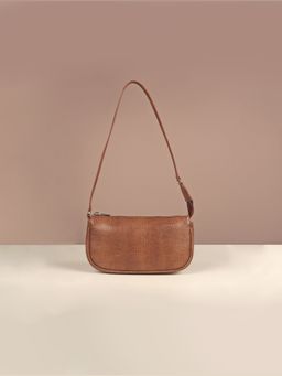 The House Of Ganges - Daily Sling Vegan Leather Shoulder Bag Sienna (M)