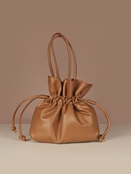 The House Of Ganges - Cutey Vegan Leather Handbag Cadbury (S)