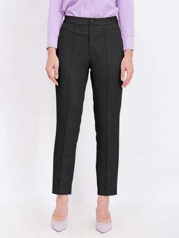 Samshek - Formal Black Straight Pants