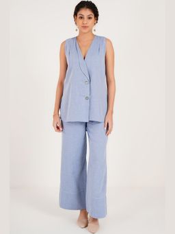 Western Era - Blue Chambray Whisper Co-Ord Set