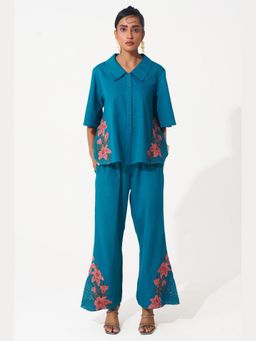 Western Era - Cotton Side Mesh Detail Co-Ord Set