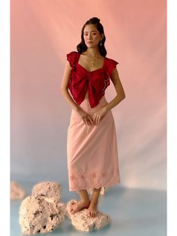 Western Era - Schiffli Top and Skirt Set