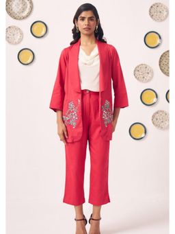 Western Era - Chintz Pocket Embroidered Co-Ord Set