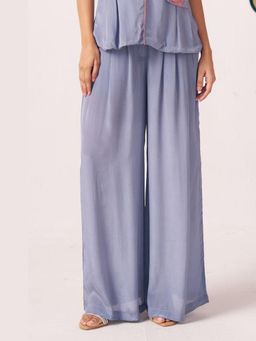 Western Era - Lyna Slate Blue Wide-Leg Pants