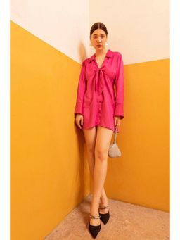 HOUSE OF SAL - Satin Knot Dress