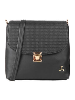 Mochi - Black Patterned Handbag