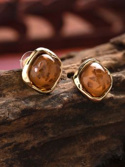 E2O - Rust Stud Earrings