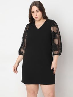 VERO MODA - Curve Black Short Dress