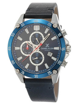 Daniel Klein - Analog Blue Dial Men's Watch-DK.1.12501-2