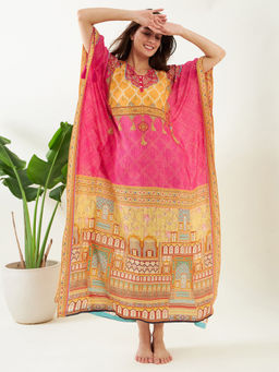 The Kaftan Company - Pink Mughal Majesty Kaftan