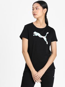 Puma - Graphic Womens Black T-shirt