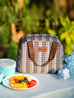Zouk - Bombay Houndstooth Lunch Bag
