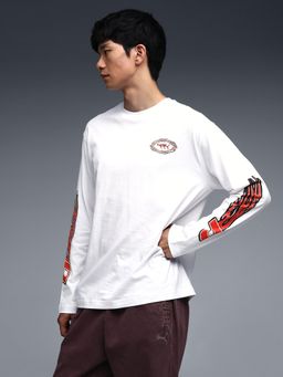 Puma - FUTURE.ARCHIVE Boxy Flame T-shirt - White