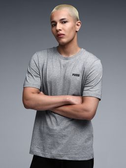 Puma - Essentials Men's Small Logo T-shirt - Grey