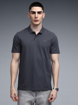 Puma - Essentials Men's Basic Logo Polo T-shirt - Grey