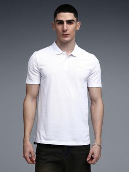 Puma - Essentials Men's Basic Logo Polo T-shirt - White