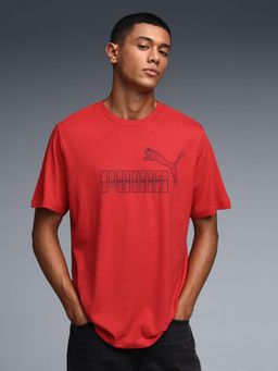 Puma - House of Graphics Men's No.1 Logo T-shirt - Red