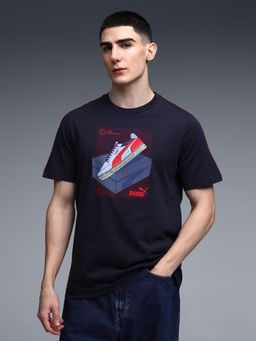 Puma - House of Graphics Men's Sneaker Print T-shirt - Blue