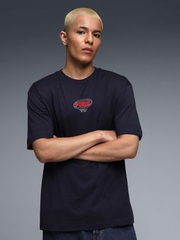 Puma - Essentials Logo Lab Men's Relaxed T-shirt - Blue