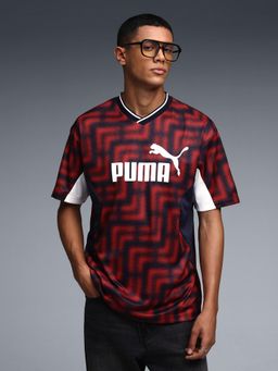 Puma - Essentials Block Men's Relaxed Football Jersey - Red