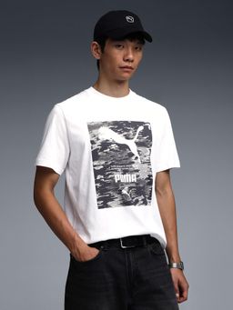 Puma - Sport Men's Camo Graphic T-shirt - White