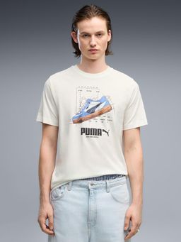 Puma - Graphics Sneaker Men's T-shirt - White