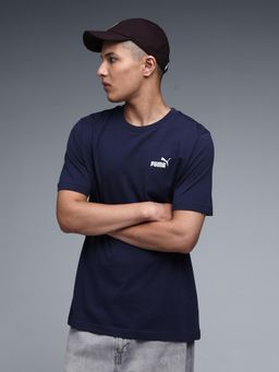 Puma - Essentials Men's Small Logo T-shirt - Blue