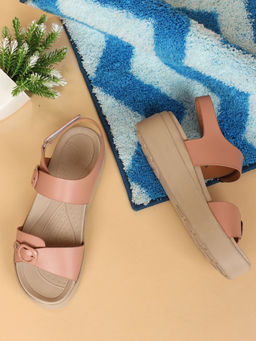 Carlton London - Peach Stylish Sandals