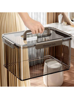 The Artment - Large Grey Transparent Storage Modu Box