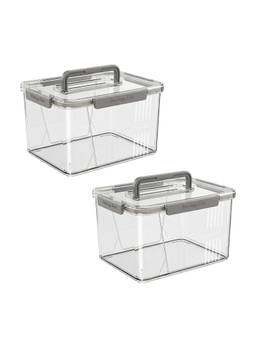 The Artment - Small Transparent Storage Modu Box (Pack of 2)