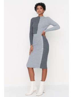 Trendyol - Women's Super Slim Grey Set (Set of 2)