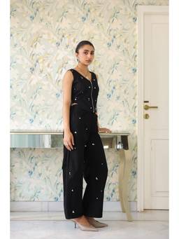 Why Look West - Black Pearl In Moonlight Barrel Pants