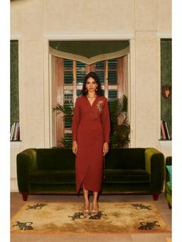 Why Look West - Red Wrap Skirt