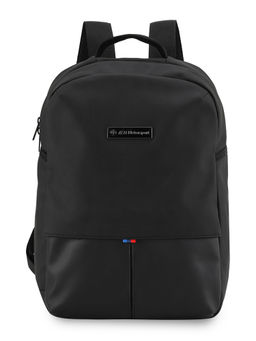 Puma - Black Solid Pu Backpack