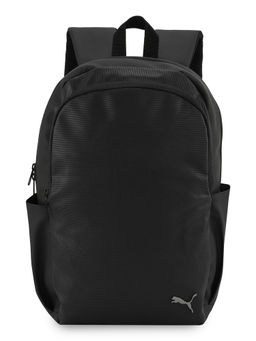 Puma - Black Solid Pu Backpack