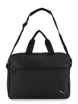 Puma - Black Solid Pu Messenger Bag