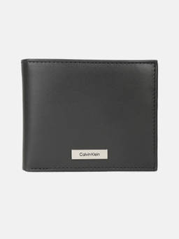 Calvin Klein - Black Solid Leather Wallet