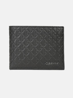 Calvin Klein - Black Textured Leather Wallet